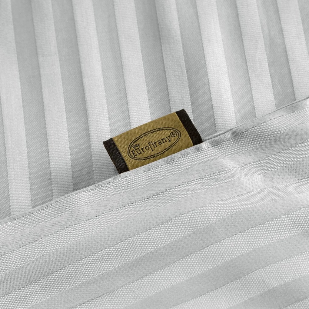 SATÉNOVÉ OBLIEČKY VERA 200X220 CM, 2 KS 70X80 CM SVETLOSIVÉ