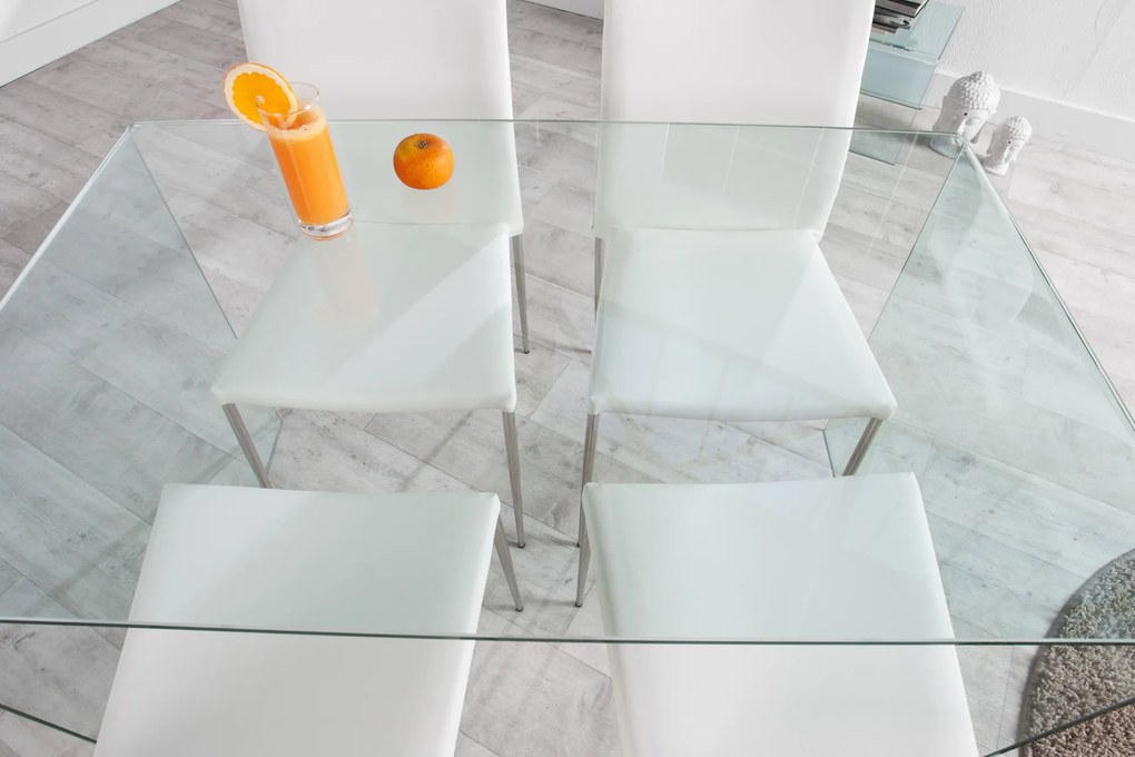 Písací stôl Fantome 120cm sklo