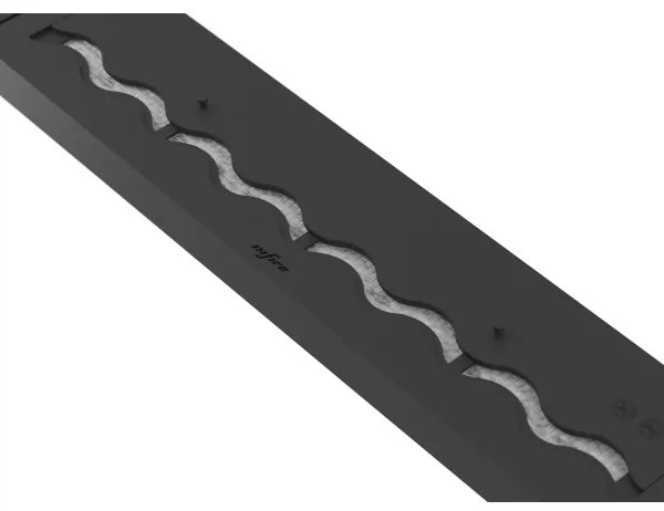 InFire - Vstavaný BIO krb 7,5x80 cm 6kW čierna