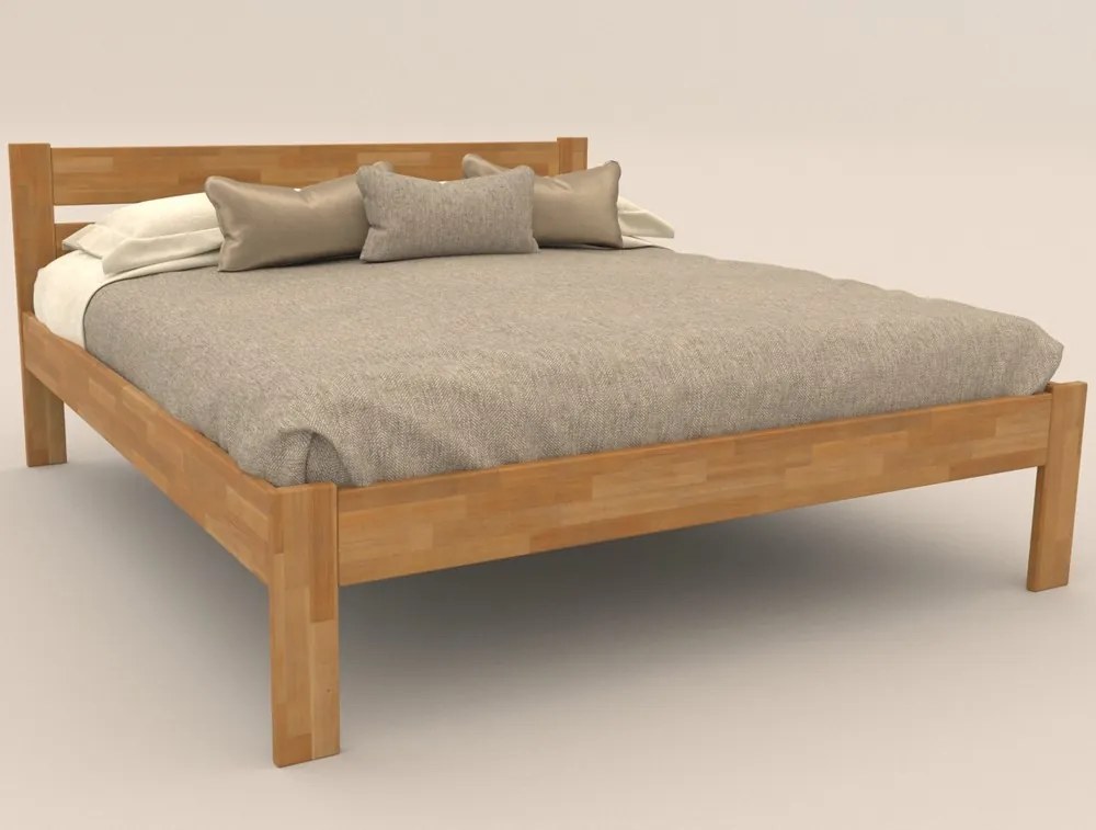 Posteľ Mystic 140x200 cm, jelša