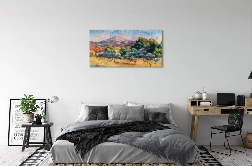 Obraz canvas Art maľoval jesenné pohľad 100x50 cm
