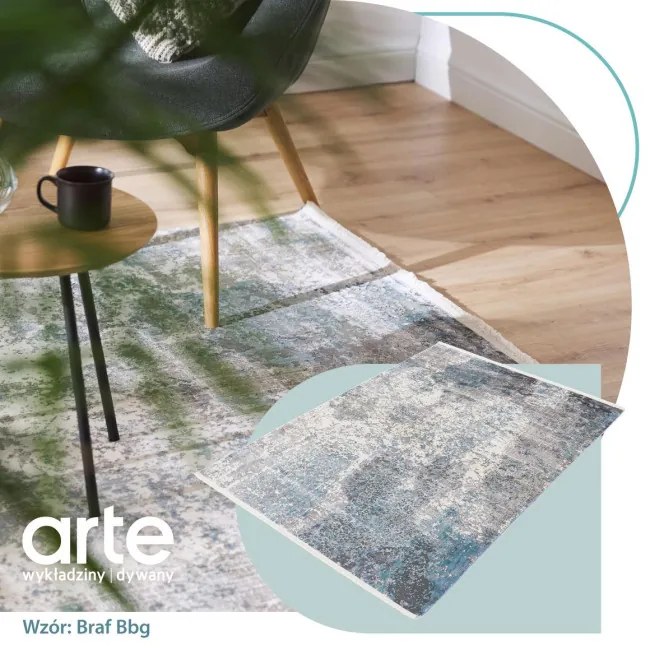 Koberec Arte Split Braf hnedý / krémový