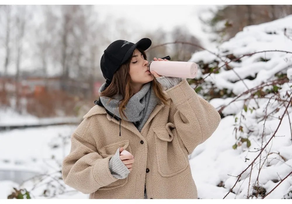 Ružová termoska 500 ml Fuori – Vialli Design