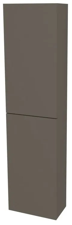 Mereo, Mereo Aira, kúpeľňová skrinka 170 cm vysoká, ľavé otváranie, Multidecor, Lávovo sivá, MER-CN794LNLAS1