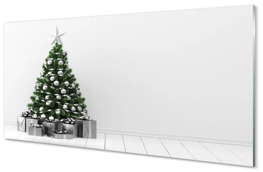 Nástenný panel  Vianočné darčeky 100x50 cm