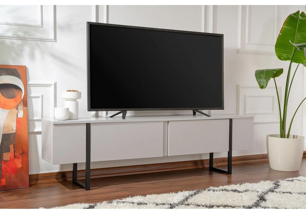 TV skrinka Serenity - Grey, Black