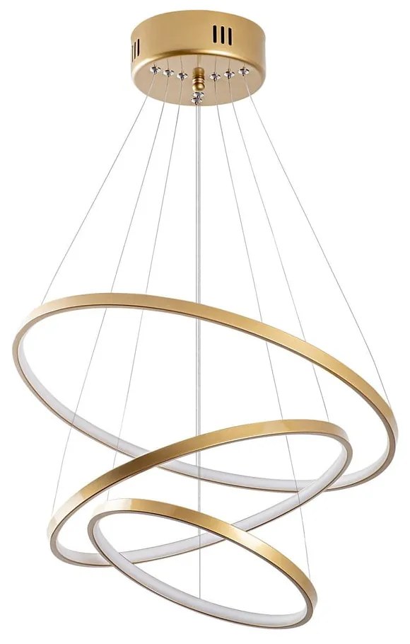 LED závesné svietidlo v zlatej farbe ø 50 cm Simit – Opviq lights