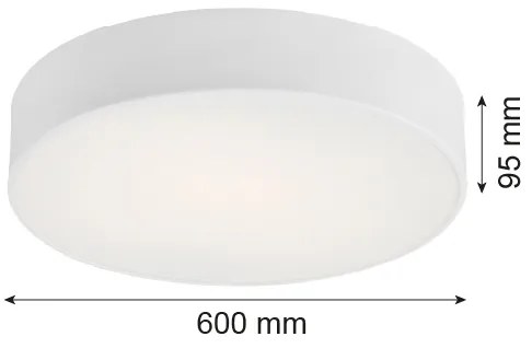 Argon 2082 - Stropné svietidlo DARLING 5xE27/15W/230V pr. 60 cm biela