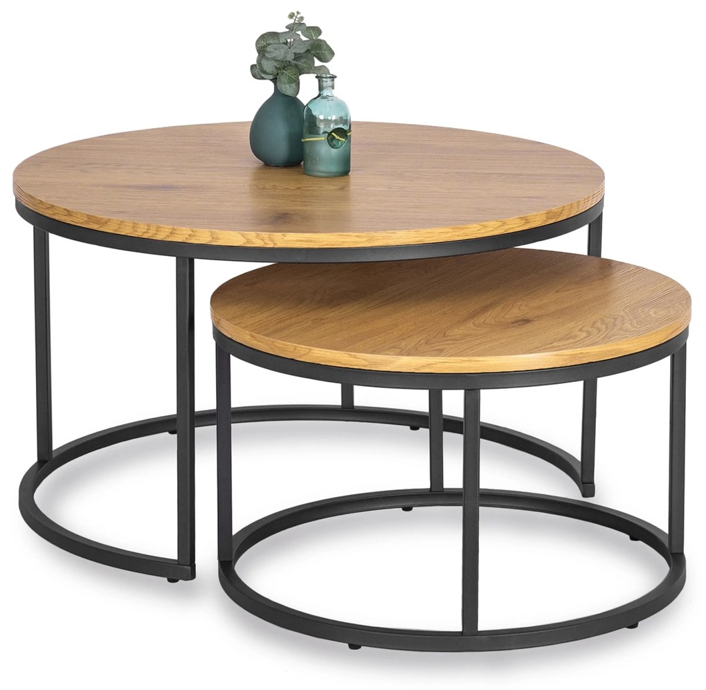 PROXIMA.store - Set konferenčných stolíkov DELIA VEĽKOSŤ: MINI