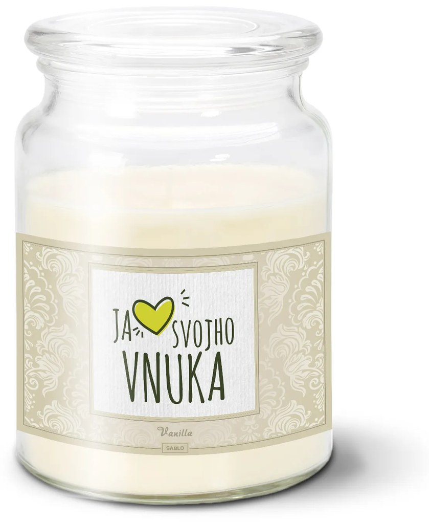 Sablio Sviečka Ja milujem môjho vnuka - 500 g