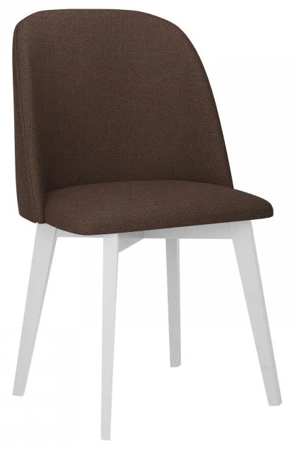 Jedálenská stolička Nawki III, Morenie: biela, Poťahové látky: Hygge D91