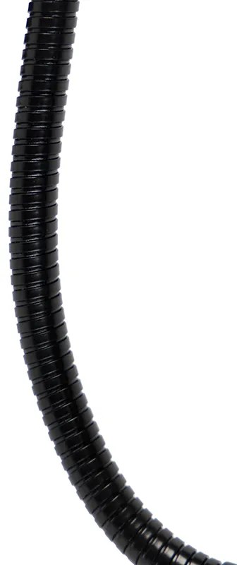 Moderná nástenná lampa čierna s flexibilným ramenom - Brescia Combi