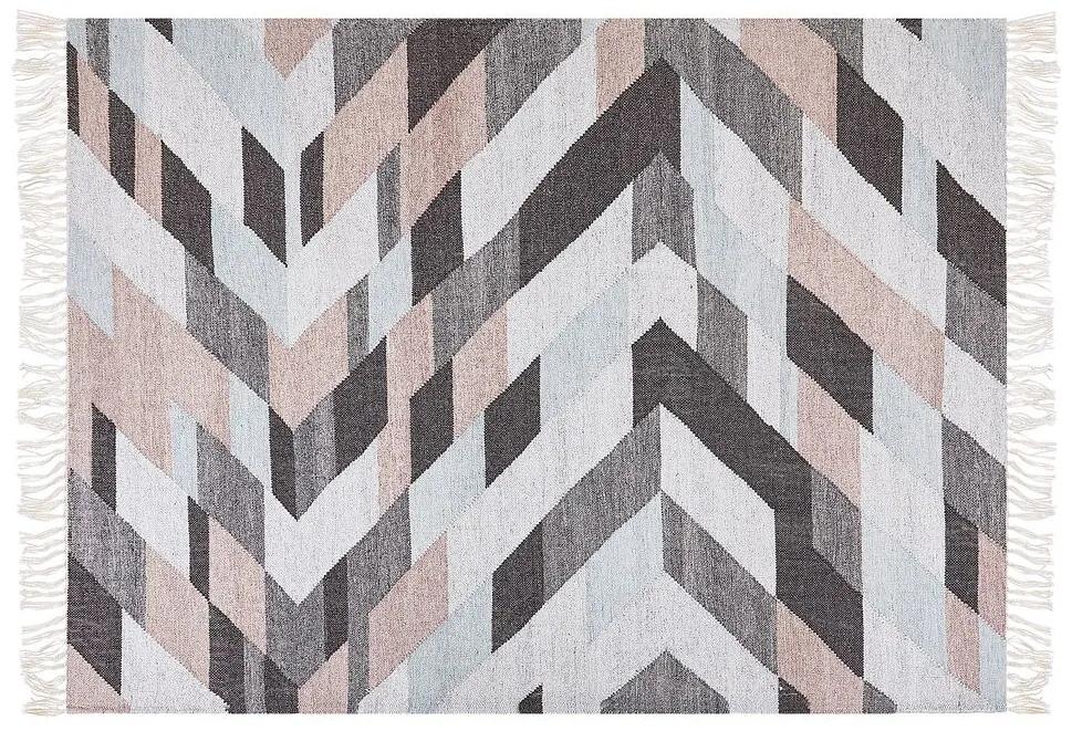Jutový koberec 160 x 230 cm viacfarebný NAKKAS Beliani