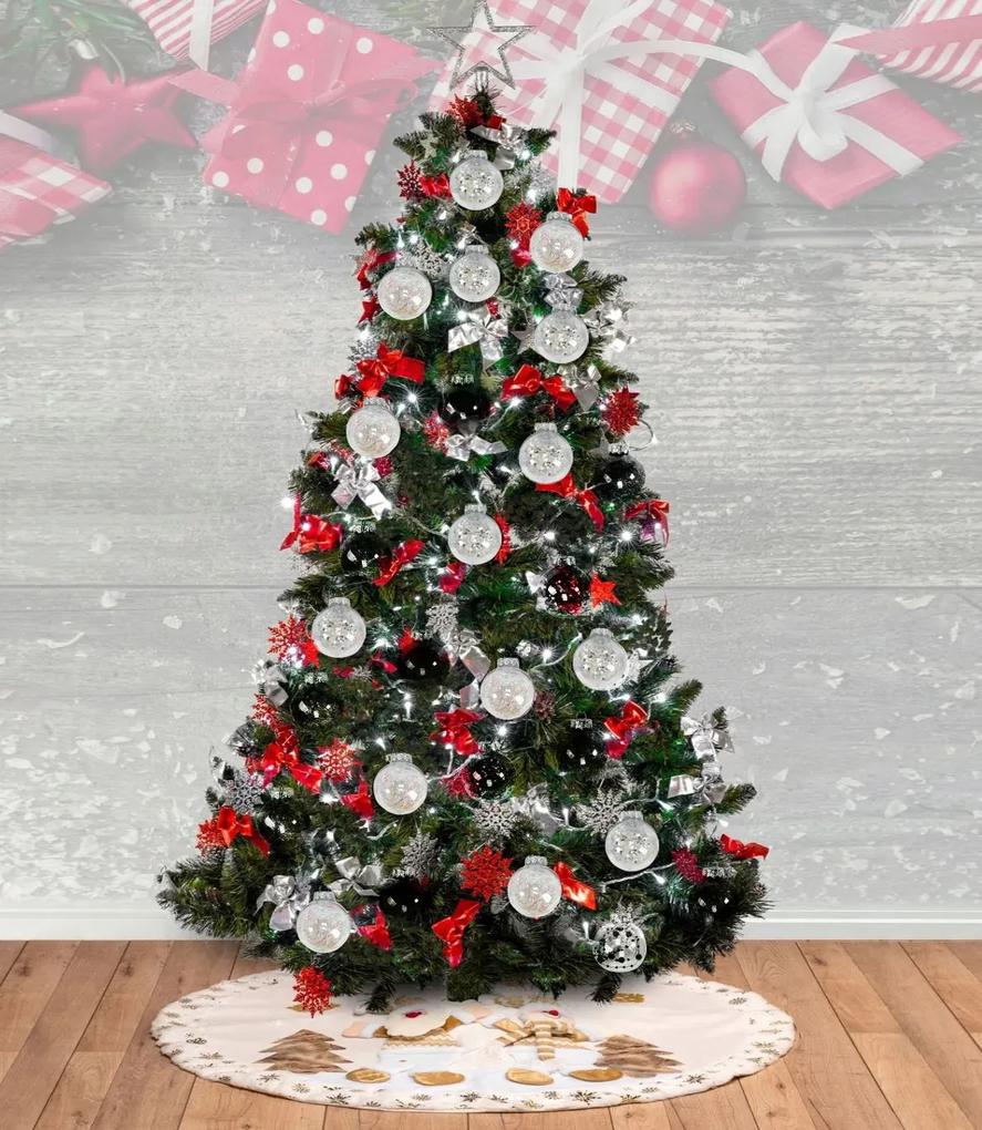 Tutumi, priehľadné vianočné ozdoby na stromček 30ks SYSD1688-058, CHR-08410