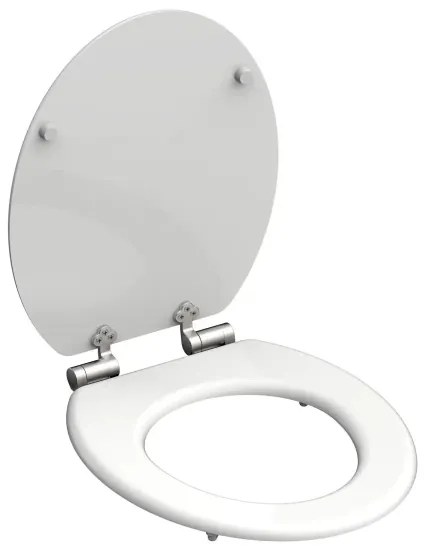 Schütte 84100-A - WC sedadlo, biele, s tichým zatváraním, MDF