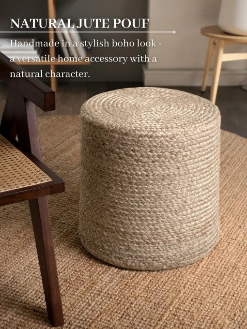 Taburetka Hanse Home Looma naturálna / sivá