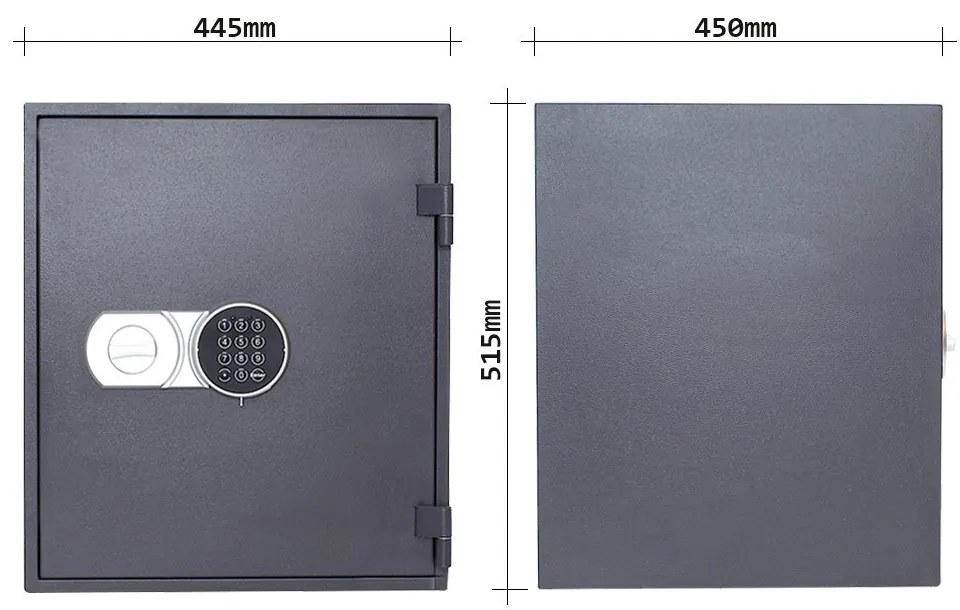 Ohňovzdorný trezor elektronický S 60 P, 41 l