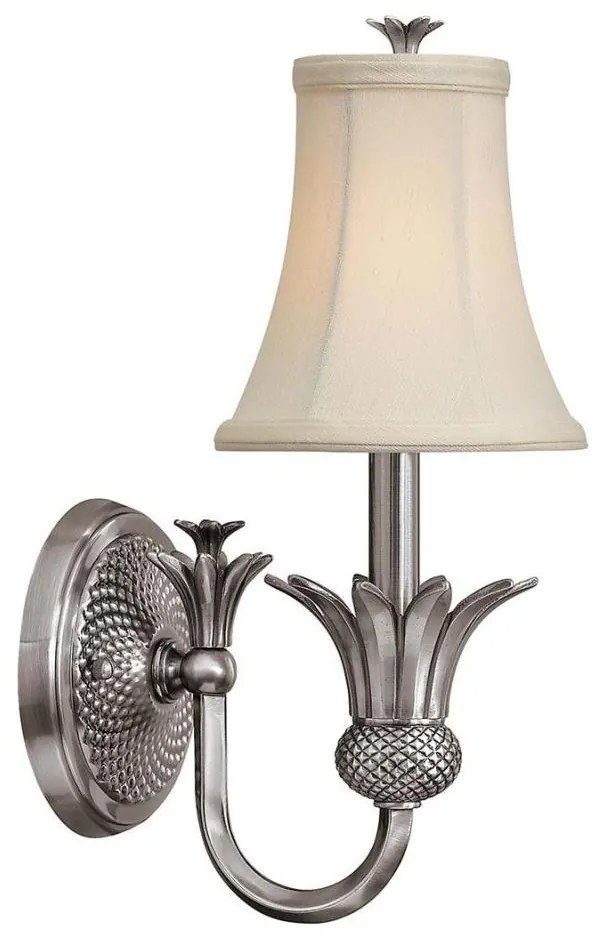 Hinkley HK-PLANT1-PL - Nástenné svietidlo PLANTATION 1xE14/40W/230V matný chróm