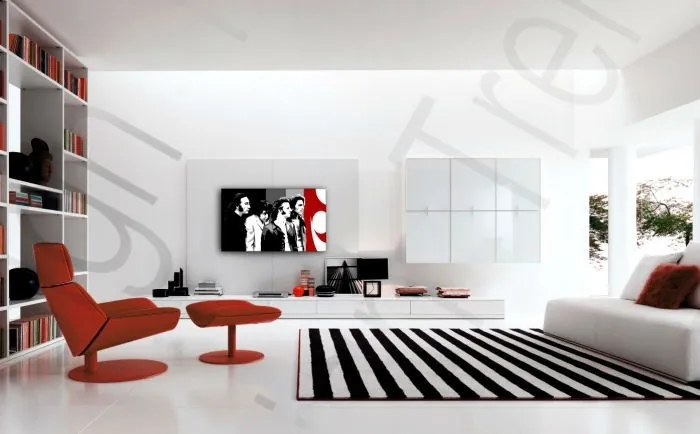 Ručne maľovaný POP Art obraz BEATLES  beat7