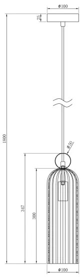 Maytoni MOD302PL-01W - Luster na lanku ANTIC 1xE14/40W/230V zlatá/biela