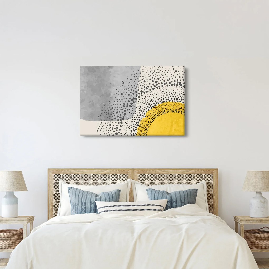 Obraz - Abstraktná maľba pláže N⁰3 (90x60 cm)