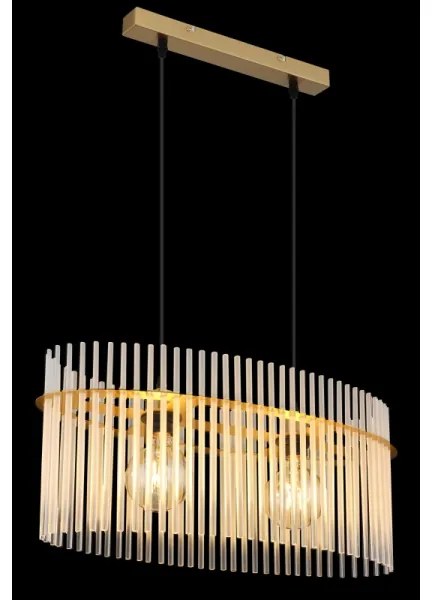 Globo 15698H3M - Luster na lanku GORLEY 2xE27/60W/230V zlatá
