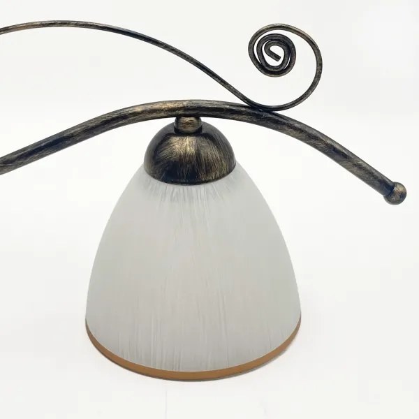 Luster na reťazi RETRO 2xE27/60W/230V bronzová/patina