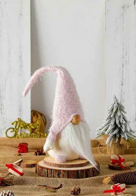 Vianočný škriatok YX068 - ružový