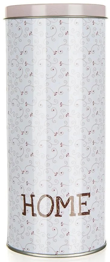 Kovová plechovka Home 7,5x18 cm