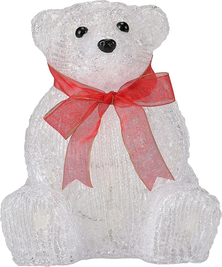 [in.tec]® Svietici ľadový medveď - 24 LED - vianočná dekorácia