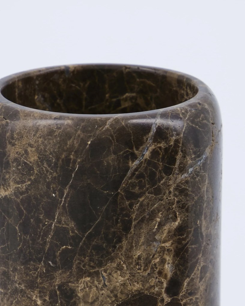 House Doctor Mramorový stojanček na kefky Able Brown