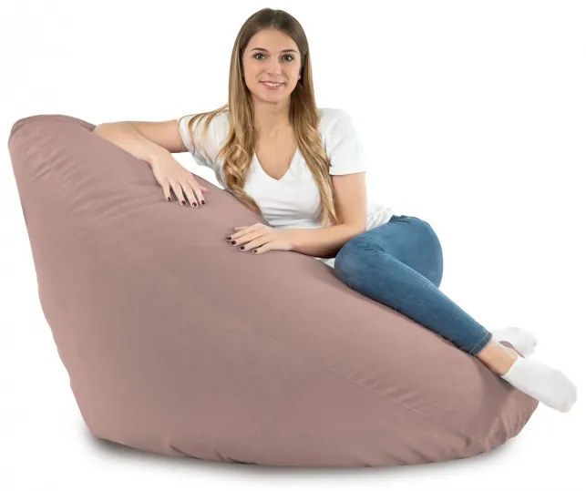 Sedací vak DROP XXL pudrovo ružový