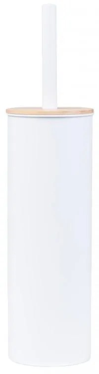 Erga Tango, WC kefa na postavenie 9x9x38 cm, biela-hnedá, ERG-YKA-P.TANGO-WHT