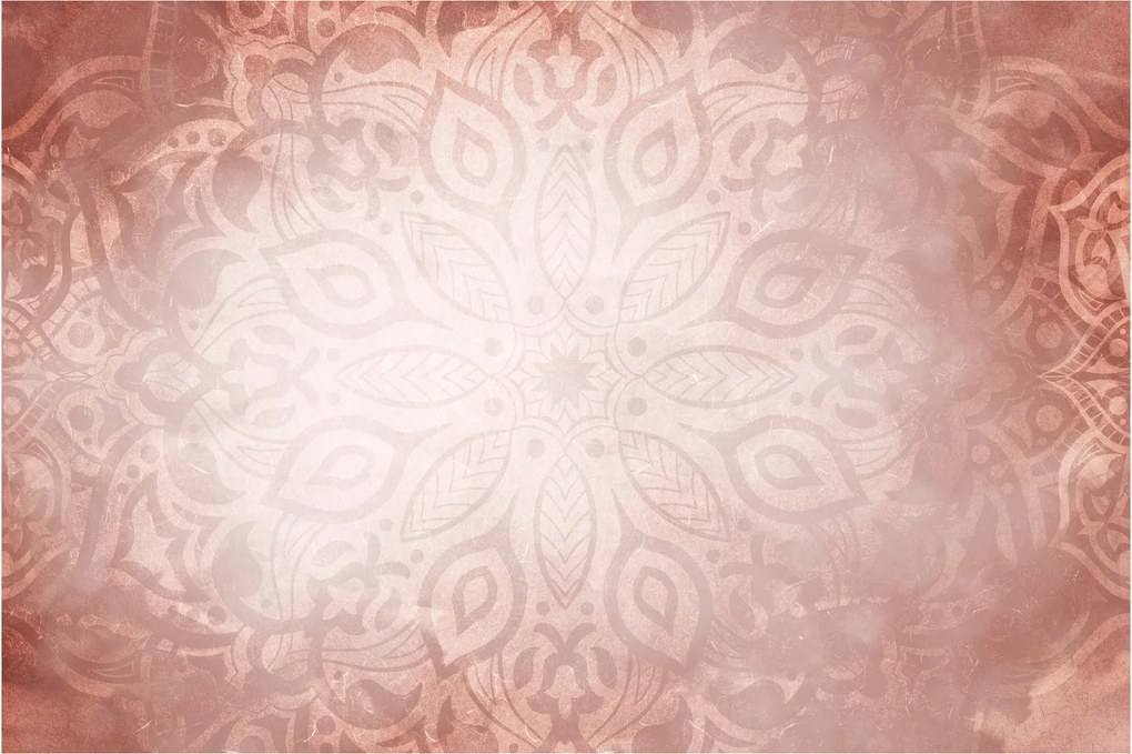 Obraz - Ružová mandala (90x60 cm)