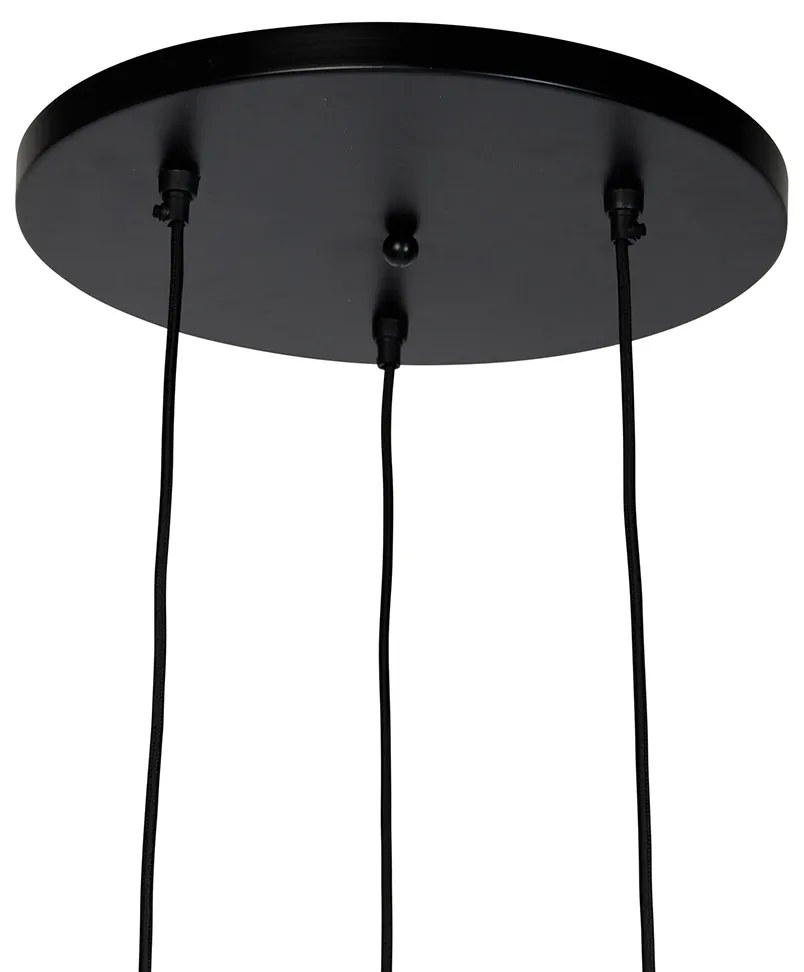 Závesné svietidlo Art Deco zlaté 3-svetlo - Wesley