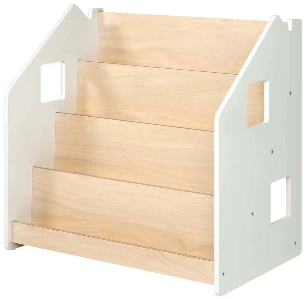 Montessori detská knižnica – biela