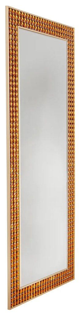 Crystal nástenné zrkadlo mosadzné 80x180 cm