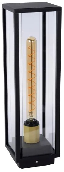 Lucide 27805/50/30 - Vonkajšia lampa LAURENS 1xE27/15W/230V IP54 50 cm čierna