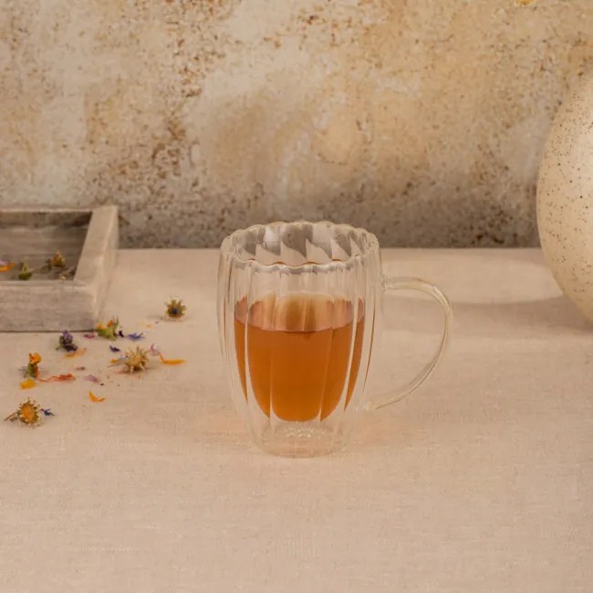 Sada dvoch hrnčekov CEMBRA s dvojitým dnom 760426 300 ml