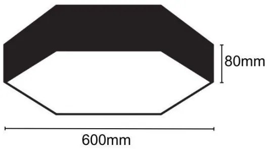 LED Stropné svietidlo LED/40W/230V 4000K pr. 60 cm