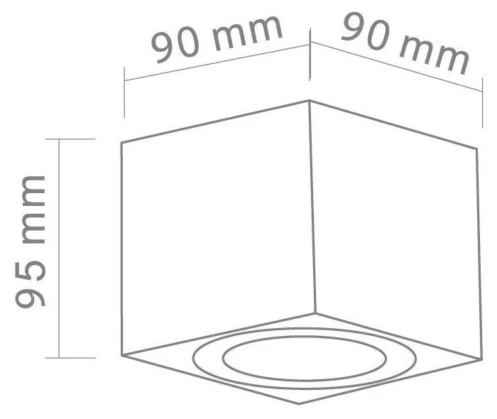 Orlicki design Minimalistické bodové svietidlo Lago biela
