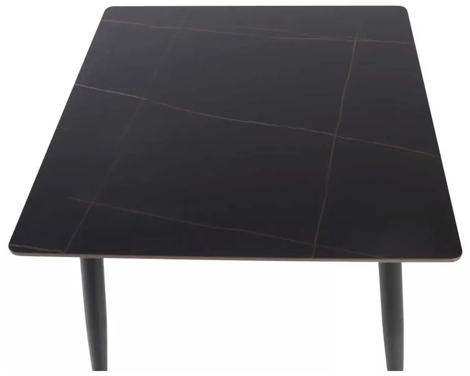 Jedálenský stôl Rion 130 x 70 cm, čierna