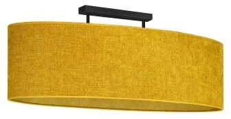 Duolla - Prisadený luster OVAL 2xE27/15W/230V hnedá