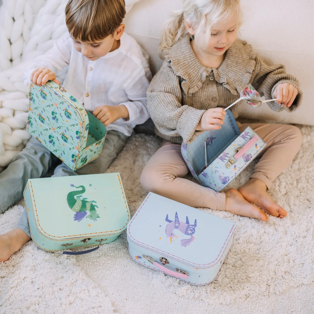 Bella Rose Detský kufrík Drak – set 2 ks