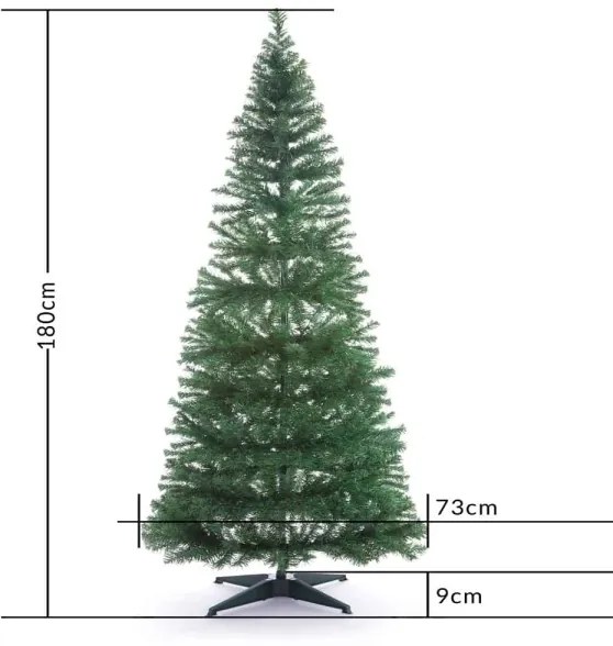 Výsuvný vianočný stromček 180cm vrátane ozdôb na stromček
