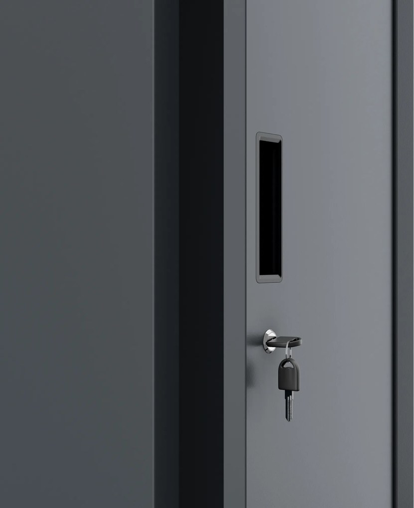 Kovová pracovná skriňa KACPER II 1 Plus 300 x 1800 x 500 mm