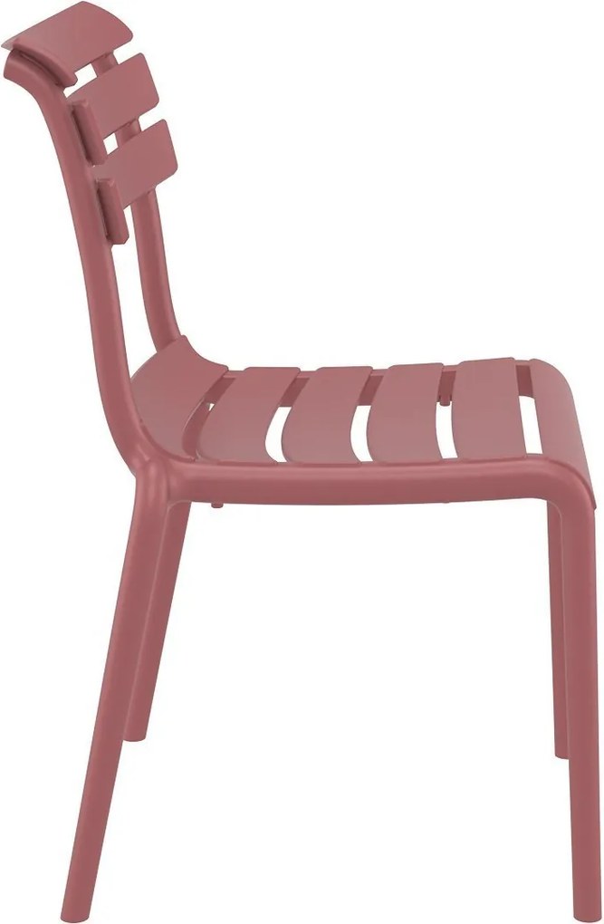 HELEN záhradná stolička bez podrúčok marsala