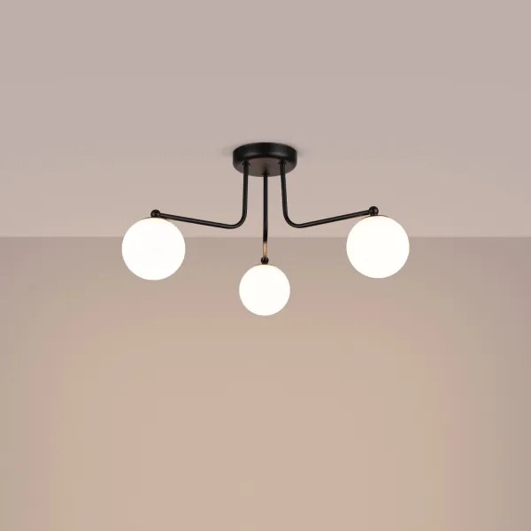 Sollux SL.1662 - Luster na tyči ASTRAL 3xG9/8W/230V čierna