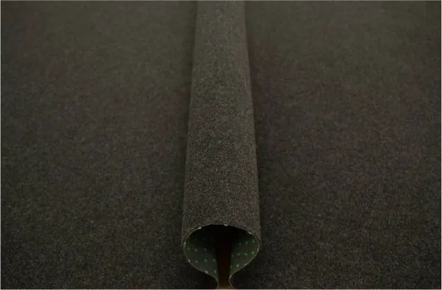 Metrážny koberec Nop Grass 78 antracit - Výpredaj