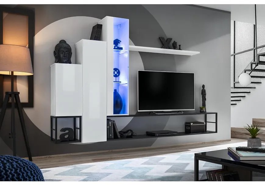 Obývacia stena Switch Met VIII biely